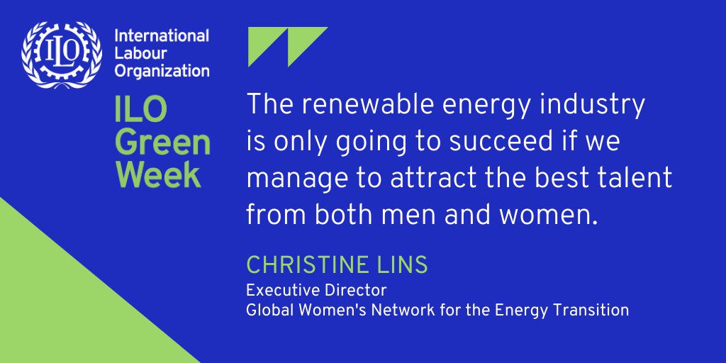 ILO Green Energy Week Christine Lins quote