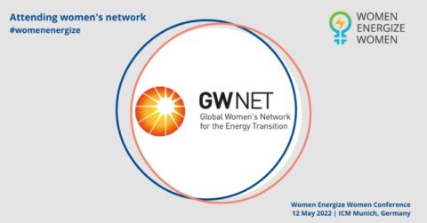 Event poster with GWNET logo in the center