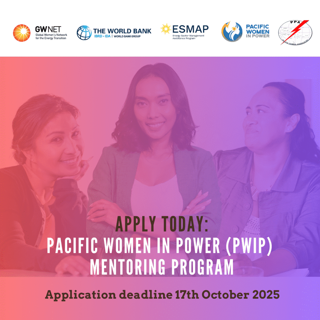 Pacific Women in Power (PWIP) Mentoring Programme